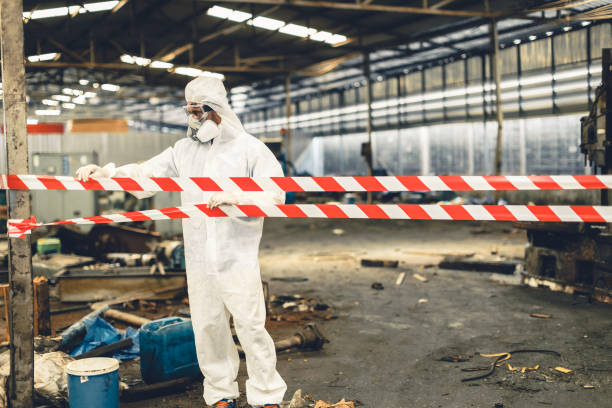 Professional Infectious Disease Decontamination technician working in Budd Lake, NJ